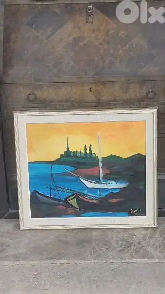 لوحة رسم زيتي اوروبية