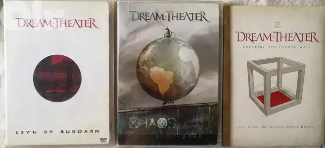 Three Dream theater DVDs for 30$