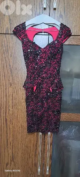 For Sale: Fuchsia Dress - Formal Events, Size 38, Worn Only Once!