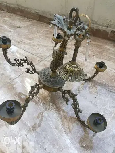 ثريا نحاس قديمة انتيك اوروبية 5لنباط
