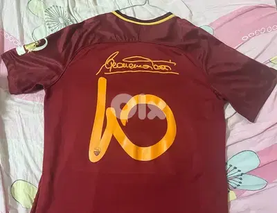 ac Roma 2018 jersey totti singature limited  edition nike jersey