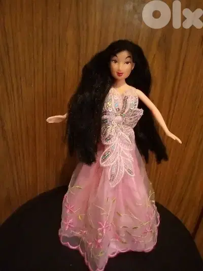 Princess MULAN Disney Still Good SIMBA doll ball neck Bending legs=22$