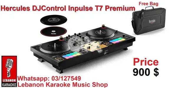 Hercules DJ controller inpulse T7 Premium
