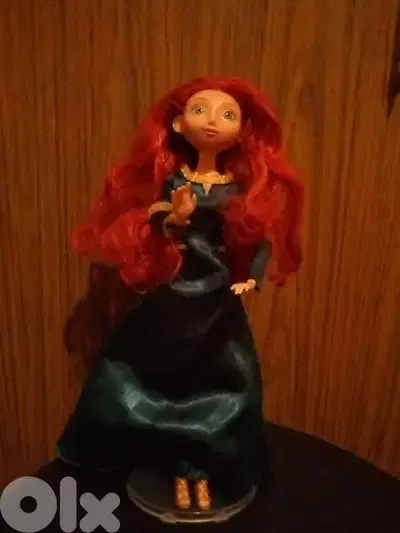 Princess MERIDA -BRAVE Disney Pixar Articulated great doll +Shoes=25$