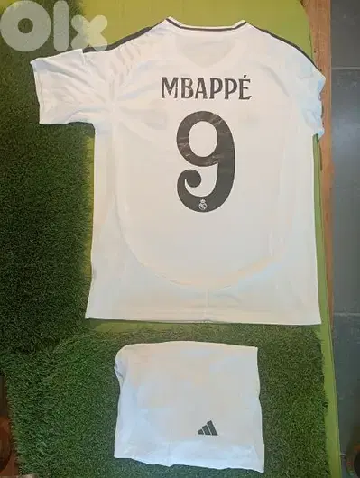 Real Madrid Mbappe Home football Shirt & Short 2024-25