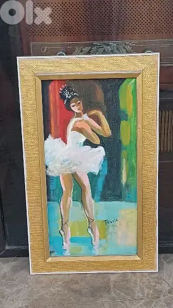 لوحة رسم زيتي اوروبية