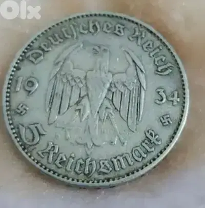 German Hitler Nazi silver Commemorative Coin of Postdam church 1934