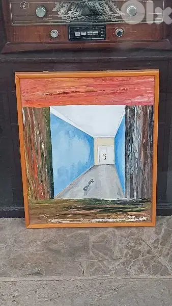 لوحة رسم زيتي اوروبية