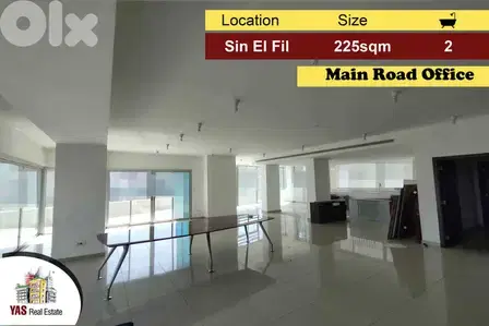 Sin El Fil 225m2 | Office | Prime Location | Street Building | AA AMK