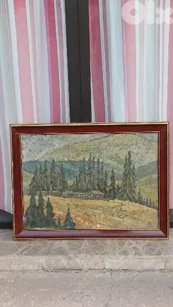 لوحة رسم زيتي اوروبية