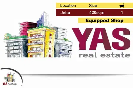 Jeita 420m2 Shop | 2 Floors | Main Highway | Fully Equipped | WA |