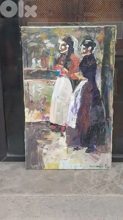 لوحة رسم زيتي