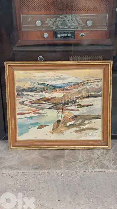 لوحة رسم زيتي