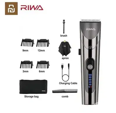 Professional Xiaomi RIWA Hair trimmer Clipper cordless مكنة حلاقة Professional Xiaomi RIWA Hair trimmer Clipper cordless مكنة حلاقة
