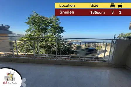 Sheileh 185m2 | Excellent Condition | Panoramic View |Luxurious |Catch