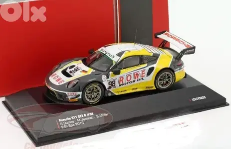 Porsche GT3 R (24h Spa 2019) diecast car model 1;43.
