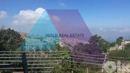 A 1010 m2 land having an open mountain view for sale in Zaarour