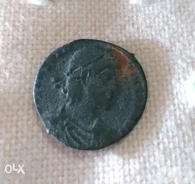 Ancient Roman Bronze Coins for Emperor Constantius II year