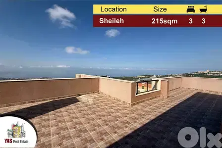 Sheileh 215m2 | 200m2 Rooftop Terrace | Astonishing View | Unique | AC