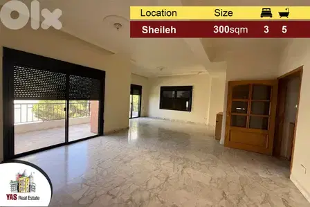 Sheileh 300m2 | Prime Location | High End | Flat | Quiet Street | AC |