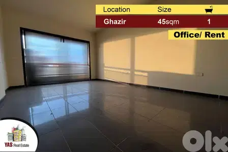 Ghazir 45m2 | Office | Luxury | Prime Location | Catch | ELO/YV |