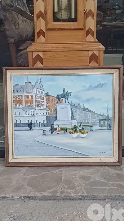 لوحة رسم زيتي اوروبية