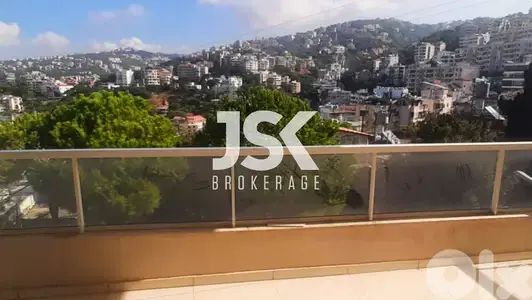 L16483-Spacious Apartment With A Nice View For Sale In Bsalim