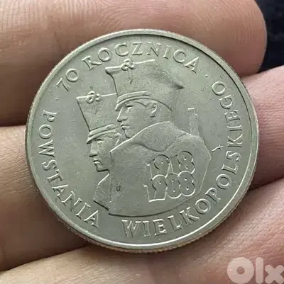 عملة عملات قديم ١٠٠ زلوتا بولندا سنة ١٩٨٨