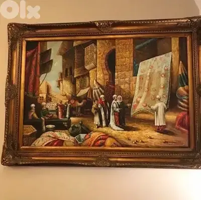 لوحة زيتيّة مستوردة/مقاس:180x80