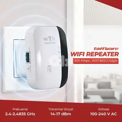 WiFi Range Extender - Internet Booster & Wireless Signal Repeater