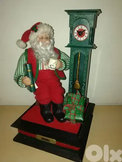 Holidays creation musical Santa clause 30*20 cm