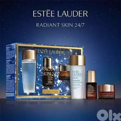 Estée Lauder Radiant Skin Set, Luxury 24/7 Anti-Aging & Hydration