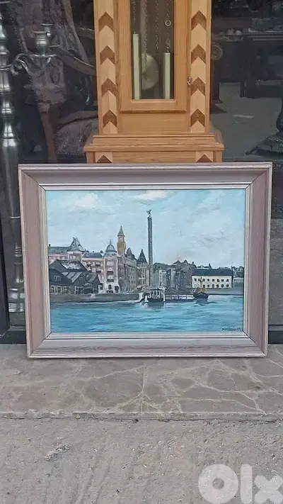لوحة رسم زيتي اوروبية