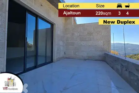Ajaltoun 220m2 | Modern Duplex | New | High-End | View | DA |