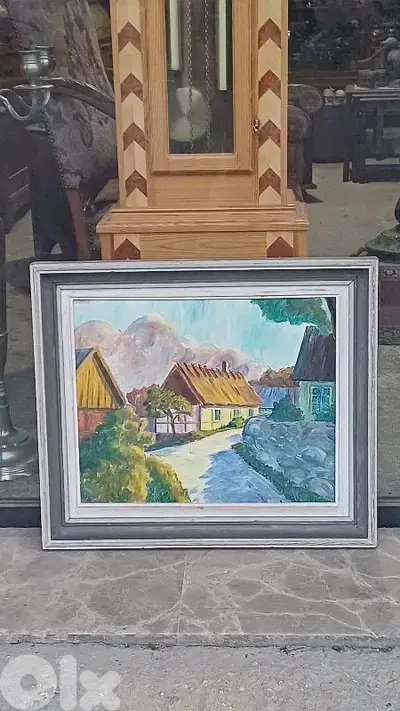 لوحة رسم زيتي اوروبية