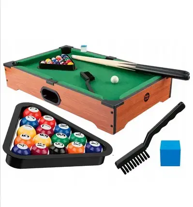 PLAYTIVE BILLIARD TABLE - WOODEN MINI BILLIARD/4$ delivery