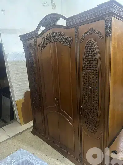 خزانة اربع درف مصرية حفر خشب زان
