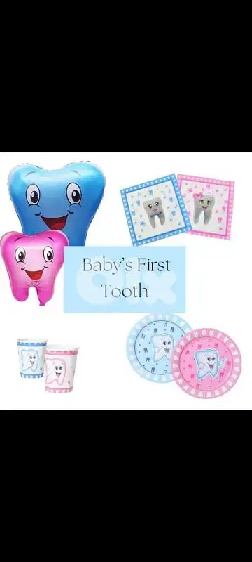 first tooth party decoration