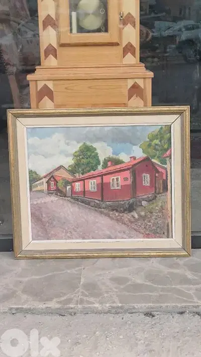 لوحة رسم زيتي اوروبية