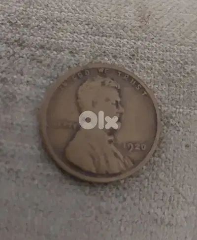 USA Lincolin Wheat Cent Coin 1920