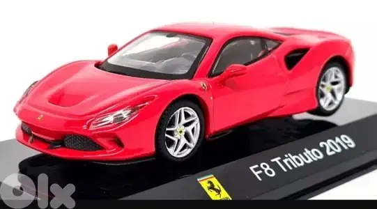 Ferrari F8 Tributo 2019 diecast car model 1;43.