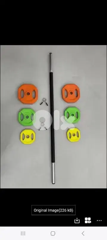 Bar plates body pump set 03027072 GEO SPORT EQUIPMENT