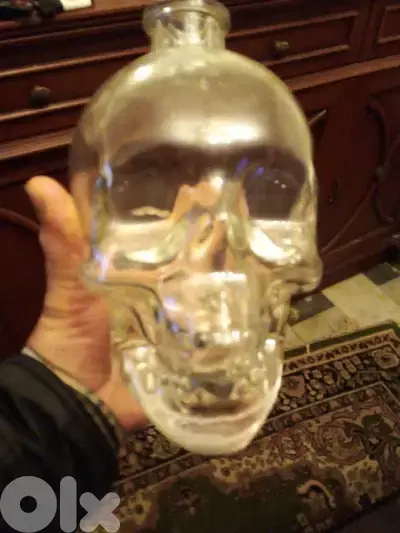 crystal head glass