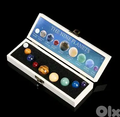 Special 9 planets natural stones for decoration / gift