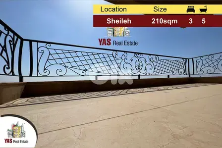 Sheileh 210m2 | High-End | Panoramic View | Private Street | Sehayleh