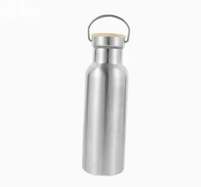 DR stainless steel water bottle bamboo lid (Made in italy)/4$ delivery