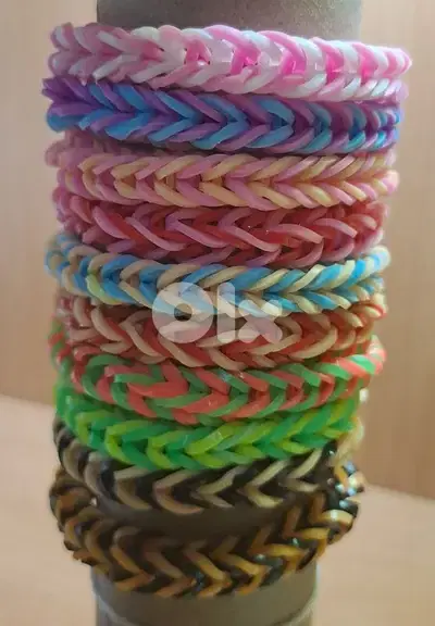 Bracelets for sale (18), handmade , prices 1$ each