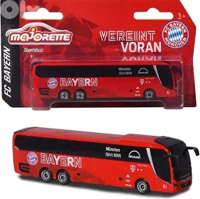 Majorette Coach Bus (FC Bayern Munich) diecast car model 1;64