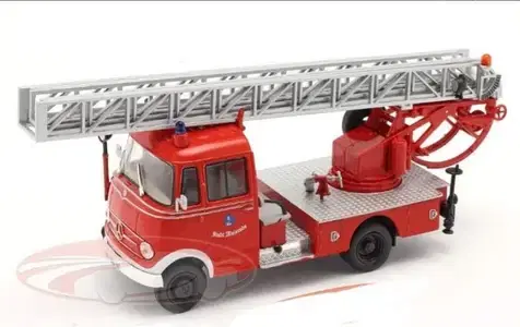 Mercedes L319 Fire Truck diecast car model 1;43.