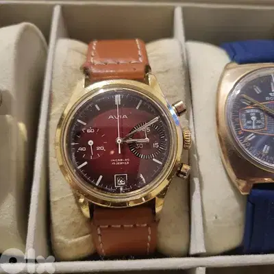vintage chronograph Swiss avia